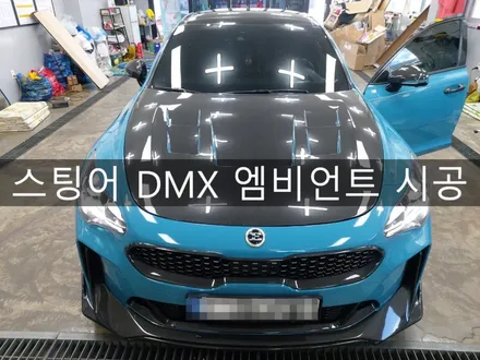 전주 카본 풀 튜닝 스팅어 송풍구(벤풍구), 도어, 대쉬보드 DMX 엠비언트 시공, 엠비언트 맛집 더제이 / 전주시 완산구 평화동