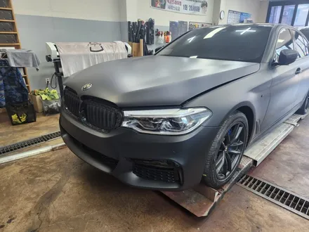 전주 익산 군산 바디킷 전문 더제이에서 BMW G30 5시리즈 리얼 카본 프론트립 장착 하기 / 전주시 완산구 평화동
