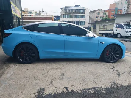 테슬라 모델3 전체 랩핑, 전체 뿌리는 랩핑 시공, 전주플라스틱딥 시공, 전주튜닝 더제이 / 전주시 완산구 평화동