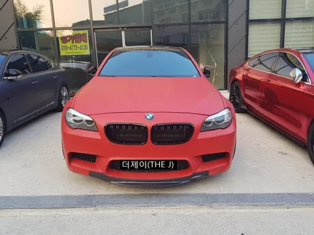 전주 군산 익산 BMW 5시리즈 F10 무광 레드 전체랩핑/ 전주 플딥 더제이(THE J) / 전주시 완산구 평화동