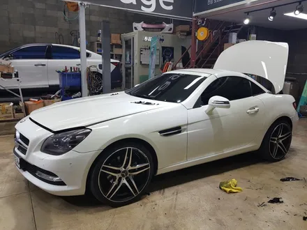 전주 군산 익산 벤츠 SLK R172 무광 스카이블루 전체랩핑/ 전주 튜닝 더제이(THE J) / 전주시 완산구 평화동
