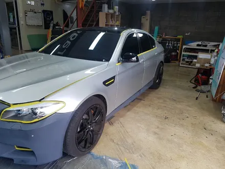 전주 군산 익산 BMW 5시리즈 무광 카멜레온 전체랩핑/ 전주 플딥 더제이(THE J) / 전주시 완산구 평화동
