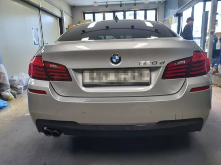 전주 익산 군산 BMW5시리즈 무광 레드 전체랩핑 시공, 전주 랩핑 맛집 더제이 / 전주시 완산구 평화동