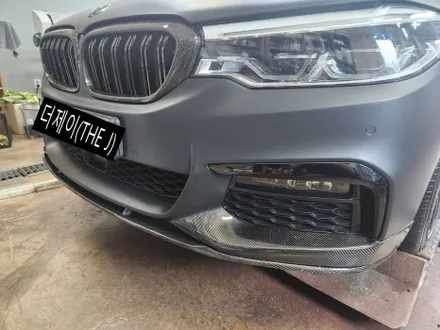 전주 익산 군산 바디킷 전문 더제이에서 BMW G30 5시리즈 리얼 카본 프론트립 장착 하기 / 전주시 완산구 평화동