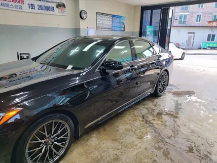 제네시스 G80 스포츠 카디언 헬리로 여름 대비 썬팅 시공 / 전주시 완산구 평화동