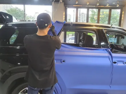 <광주랩핑샵 위랩스> 팰리세이드 매트블루메탈릭 전체랩핑 / 북구 신용동