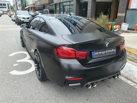 광주랩핑샵 위랩스 <BMW M4 사틴블랙 전체랩핑> / 북구 신용동
