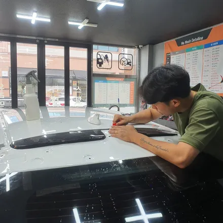 EV6 차량 블랙 PPF 로 고광택 루프 만들기 시공 / 북구 신용동