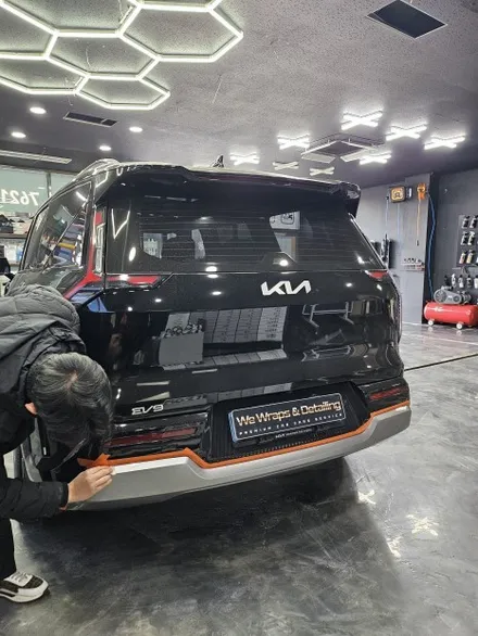 EV9 올블랙 시공 EV9 크롬죽이기 시공 / 북구 신용동