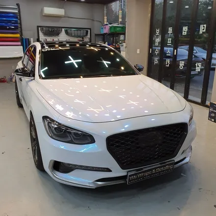 광주랩핑 그랜저IG 전체랩핑 시공 특수컬러로 개성있는 드레스업 / 북구 신용동