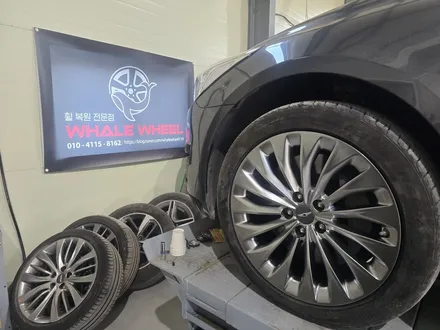 [제천휠복원 제천휠도색] 제네시스 EQ900 휠부식 및 휠복원 도색! / 원주, 강릉