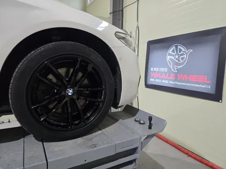 [제천휠도색 휠복원] BMW 320D 블랙유광 작업 / 원주, 강릉