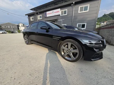 [제천휠도색 제천휠복원] 그릴도색 제네시스 G80 블랙패키지 블랙유광 휠도색! / 원주, 강릉