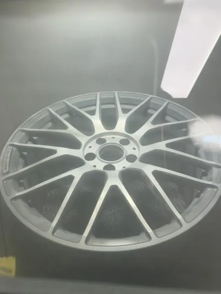 [원주휠복원][원주휠굴절]벤츠c63 AMG 다이아몬드컷팅 휠복원 / 원주, 강릉