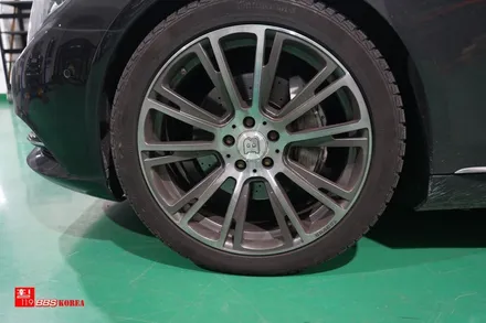벤츠S500 20인치휠 브라부스 다이아컷팅 휠수리 휠119 / 서울 강남