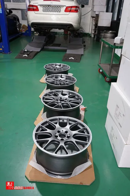 벤츠E350 BBS휠 CHR 19인치휠 장착 BBS코리아 정품 휠119 / 서울 강남