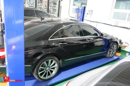 벤츠 CLS350 19인치휠 검정유광 휠도색 휠119 / 서울 강남