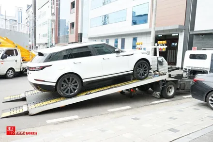 휠도색 레인지로버 벨라 하이퍼실버 변경 휠119 / 서울 강남