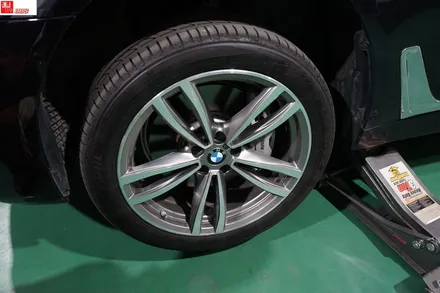 BMW7 G바디 잘못된 다이아컷팅 휠수리 휠도색 휠119 / 서울 강남