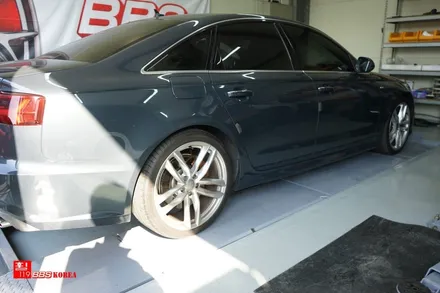audi a6 20인치휠 고스트크롬 휠도색 장착 휠119 / 서울 강남