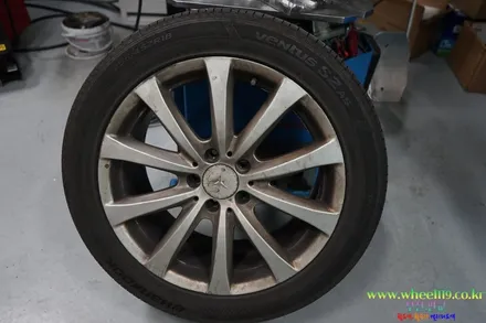 BENZ s500 고스트크롬 휠도색 휠119 / 서울 강남