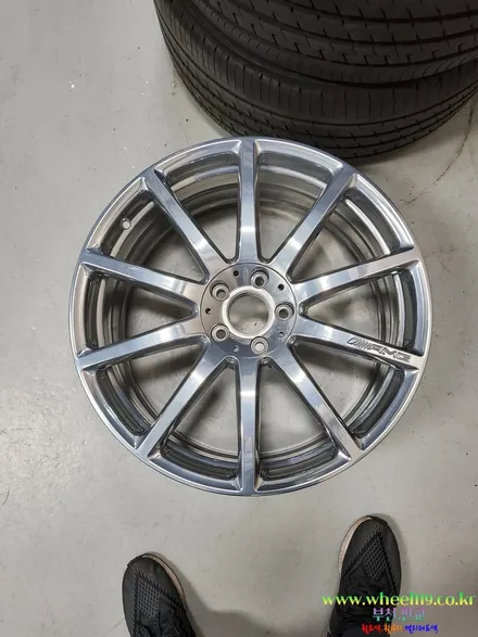 벤츠 휠도색 AMG 휠 신규컬러 고스트크롬S / 서울 강남