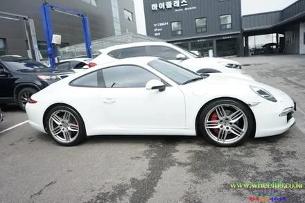 포르쉐 911 카레라 휠도색 라인투톤 휠119 / 강남 송파 서초 판교 분당