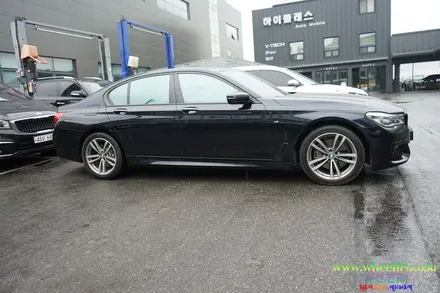 BMW7 휠도장 고스트크롬2 및 캘리퍼도색 휠119 / 강남 송파 서초 판교 분당