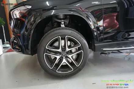 벤츠 휠도색 GLE 휠색상 블랙유광 21인치휠 / 강남 송파 서초 판교 분당