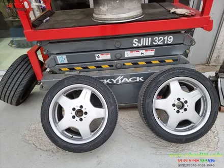 벤츠 AMG 잘못된 휠도색 재도색 / 강남 송파 서초 판교 분당