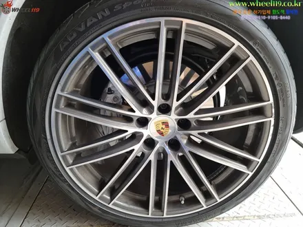 포르쉐 카이엔 휠복원 22인치 다이아컷팅 휠119 / 강남 송파 서초 판교 분당