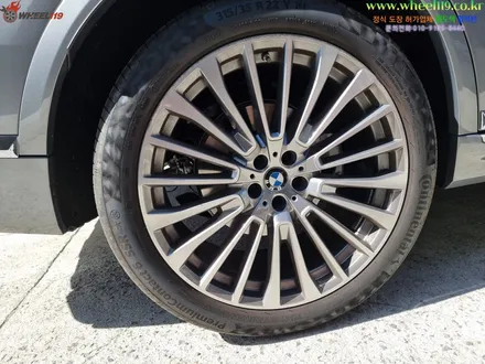 BMW X7 휠 복원 22인치 다이아컷팅 휠 주차기스 / 서울 강남