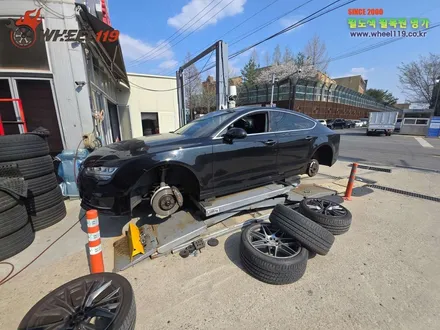 아우디 A7 휠 도색 고스트크롬2 개발업체 / 서울 강남
