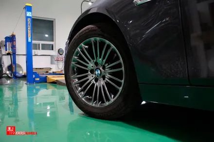 BMW520 17인치 휠 고스트 크롬 휠도 색 휠 119 / 서울 강남