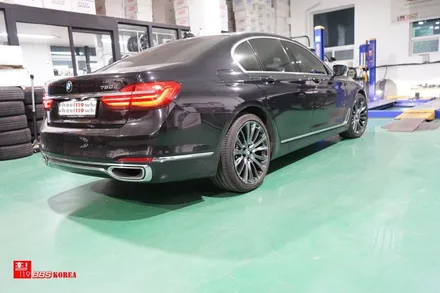 BMW 750 고스트크롬 휠도색 장착 휠119 / 서울 강남