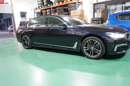 BMW7 G바디 잘못된 다이아컷팅 휠수리 휠도색 휠119 / 서울 강남