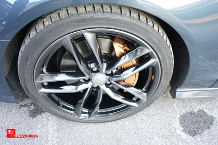 audi a6 20인치휠 고스트크롬 휠도색 장착 휠119 / 서울 강남