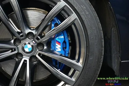 BMW7 휠도장 고스트크롬2 및 캘리퍼도색 휠119 / 강남 송파 서초 판교 분당