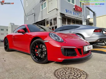 자동차 휠복원 포르쉐 911 카레라 GTS 휠도색 / 강남 송파 서초 판교 분당