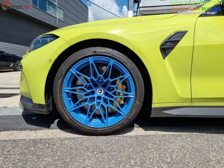 bmw m3 휠도색 블루 색상 성동구 휠도색 명가 휠119 / 강남 송파 서초 판교 분당