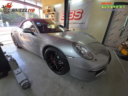 포르쉐 911GTS 휠 복원 및 휠 도색 / 서울 강남