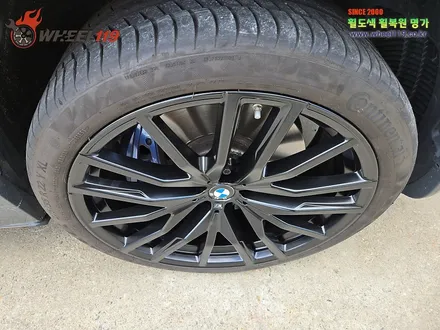 bmw x6 22인치 휠 도장 반무광 컬러 휠119 / 서울 강남
