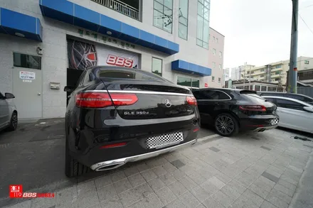 벤츠 GLE 21인치휠 잘못된 휠수리  박리 후 휠도색 휠119 / 서울 강남