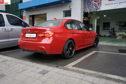 bmw320 bbs휠 CIR 19인치휠 블랙 장착 휠119 / 서울 강남
