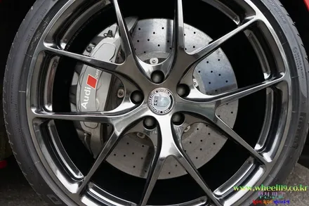 AUDI RS7 잘못된 휠도색 박리후 고스트크롬2 휠119 / 서울 강남