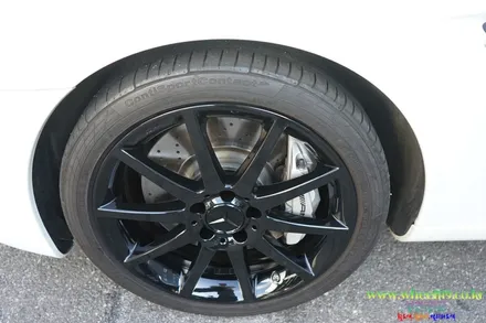 벤츠 SLC 검정유광 휠도색 장착 휠119 / 서울 강남