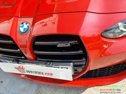 부천 휠도색 BMW M3 멧블랙 / 강남 송파 서초 판교 분당