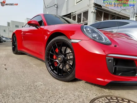 자동차 휠복원 포르쉐 911 카레라 GTS 휠도색 / 강남 송파 서초 판교 분당