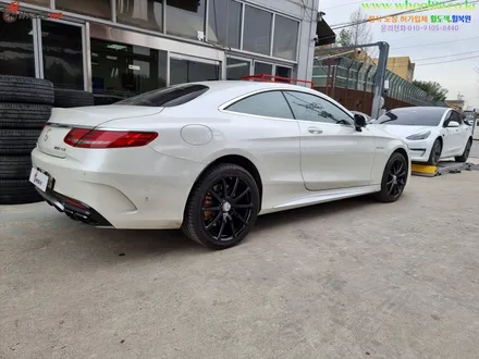 벤츠 S63 휠도색 블랙유광 wheel119 / 강남 송파 서초 판교 분당
