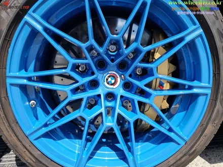 bmw m3 휠도색 블루 색상 성동구 휠도색 명가 휠119 / 강남 송파 서초 판교 분당